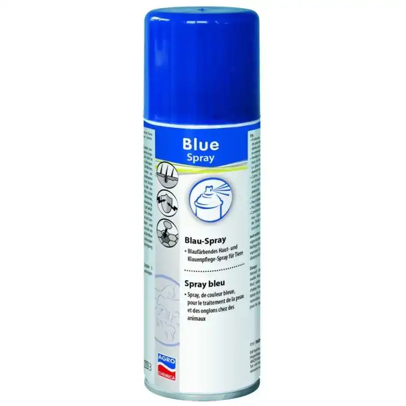 Blue Spray cicatrizante para ganado